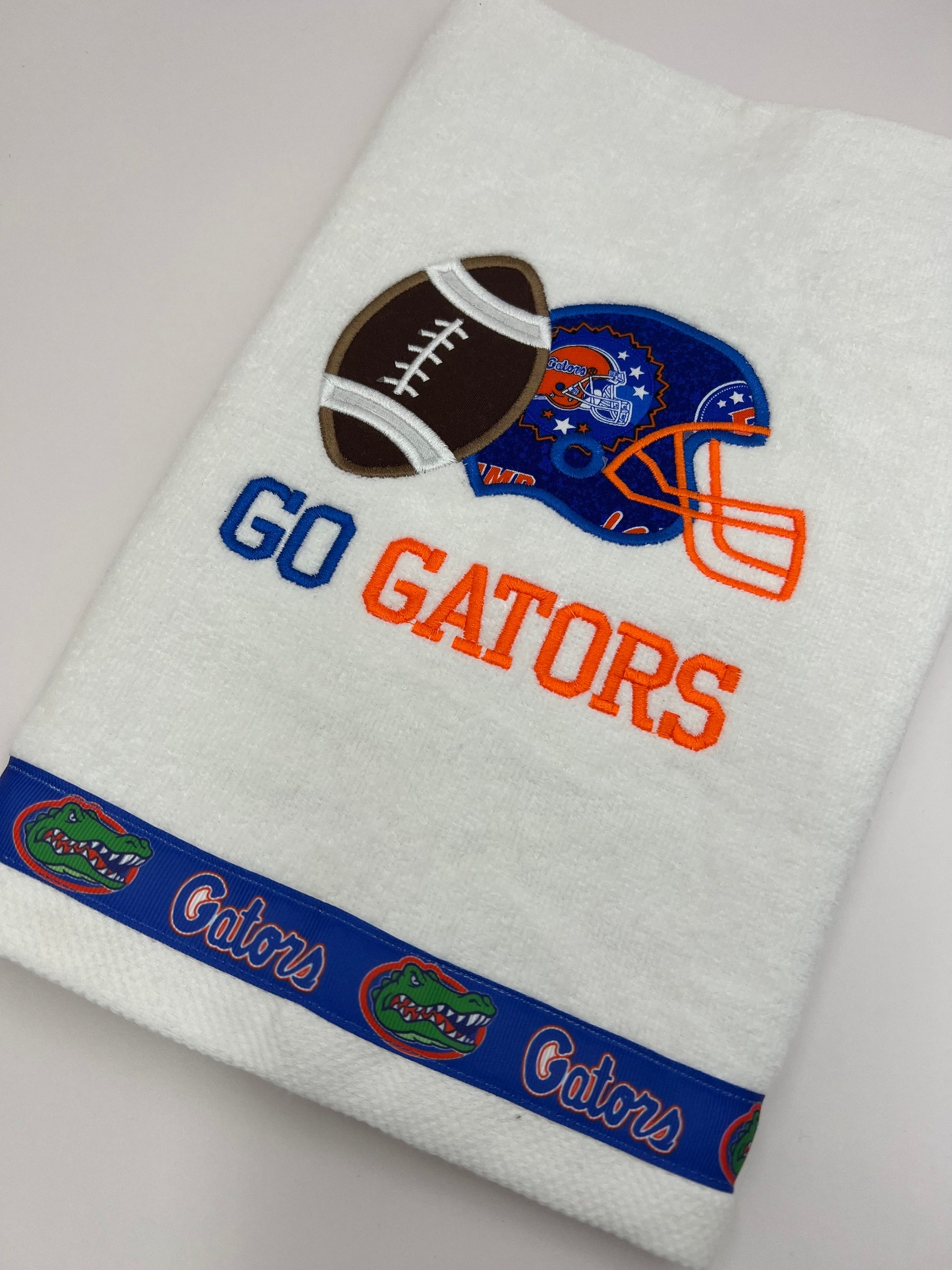 University of Florida Hand Towel Helmet Football Kitchen Etsy