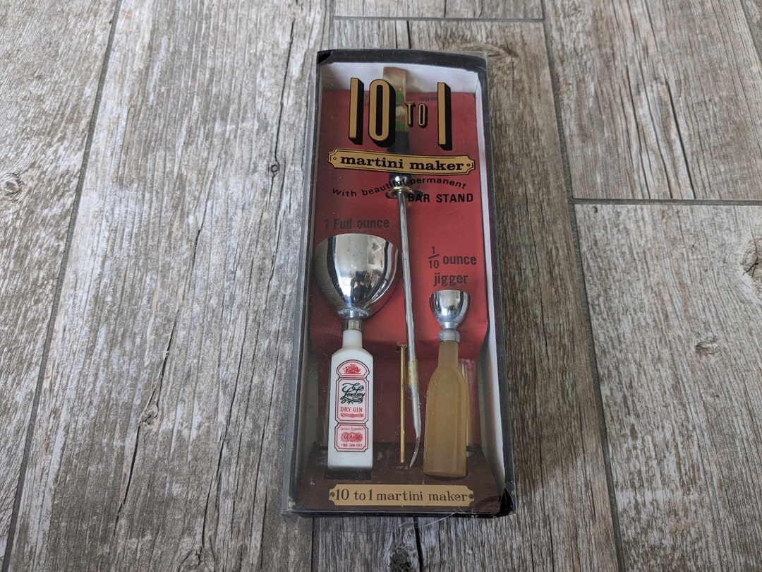 10 to 1 Martini Maker With Permanent Bar Stand Vintage Etsy