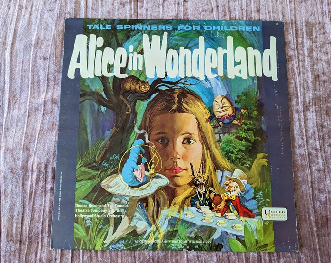1963 Alice in Wonderland Tale Spinners for Children Vintage Vinyl ...