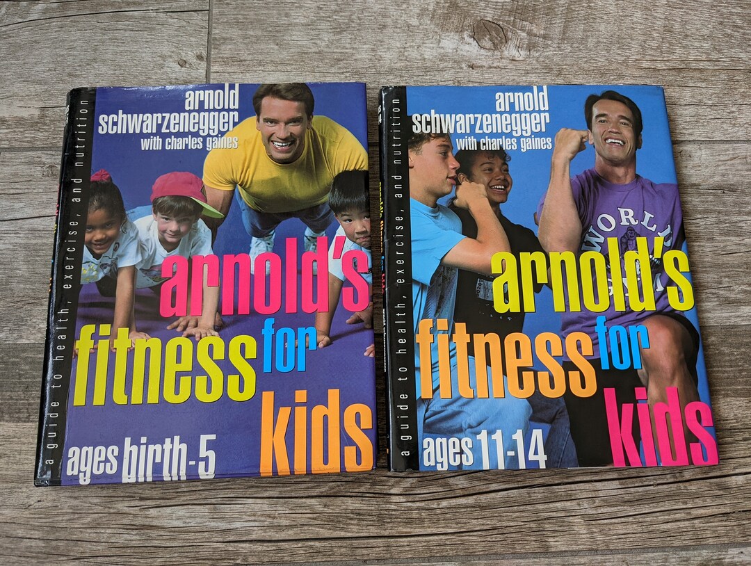 Etsy　Kids　Arnold　Pair　Arnold's　Book　日本　For　Fitness　1993　Hardcover