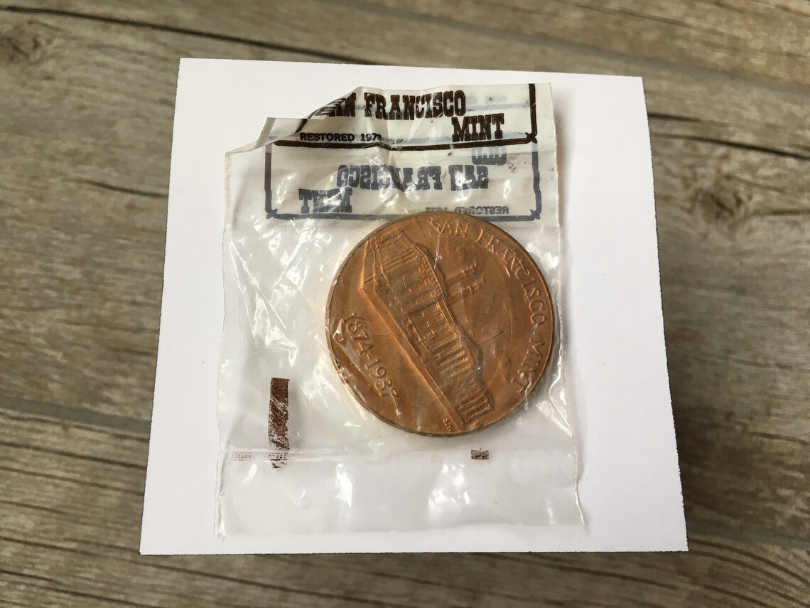 1973 Old San Francisco Mint Medal In Original Packaging Etsy