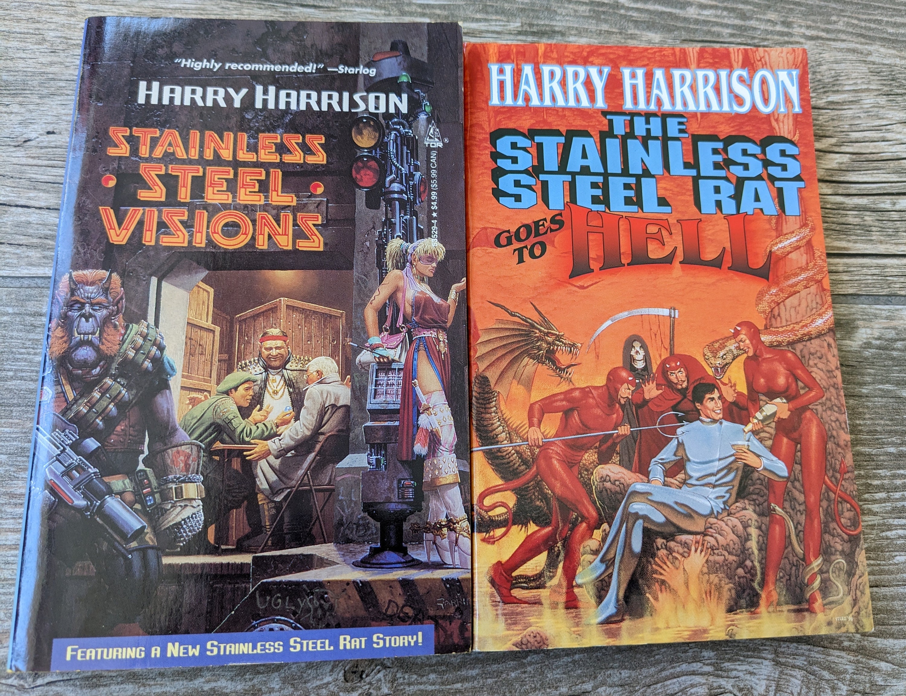 Harry Harrison Vintage Paperback Book Pair the Stainless Steel photo