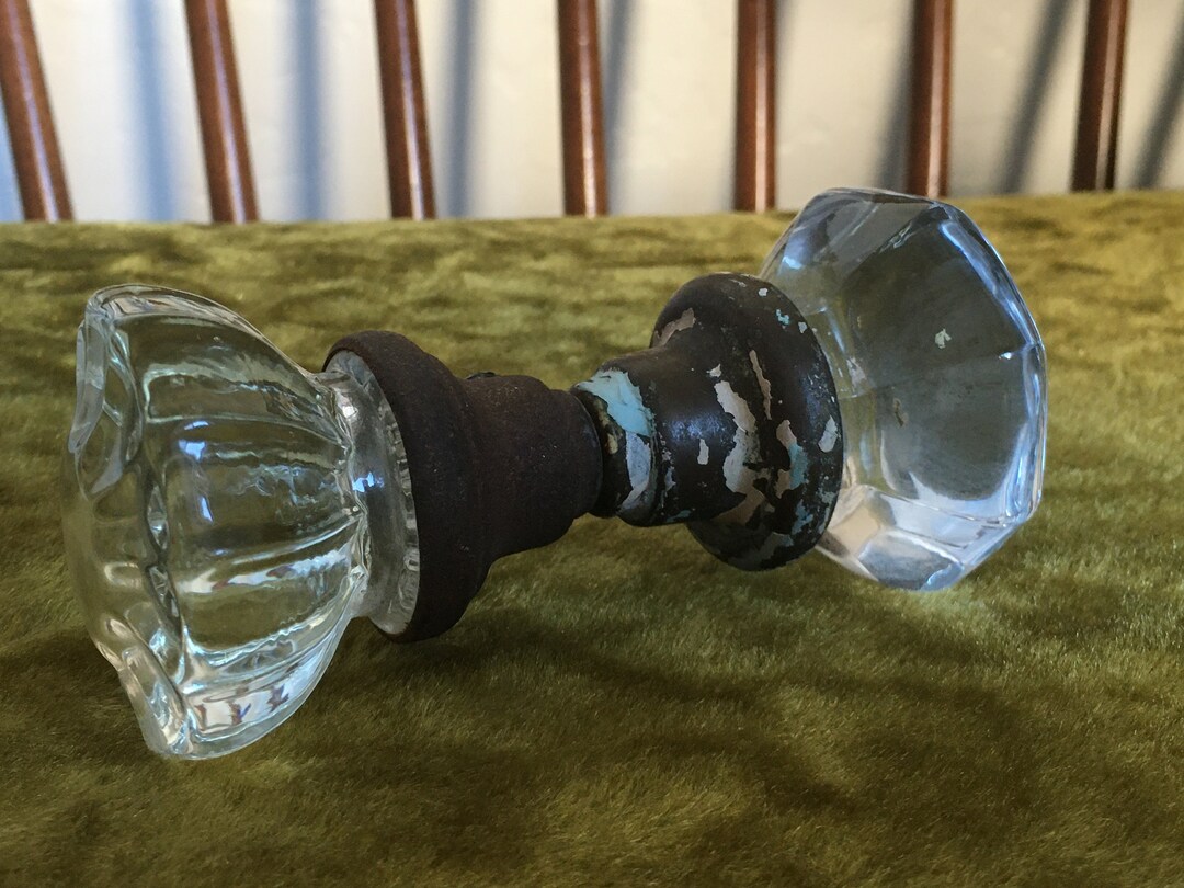 Antique Crystal Door Knob Vintage Home Decor Beautiful Piece Etsy