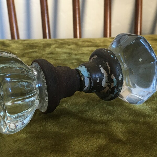 Antique Crystal Door Knobs Etsy