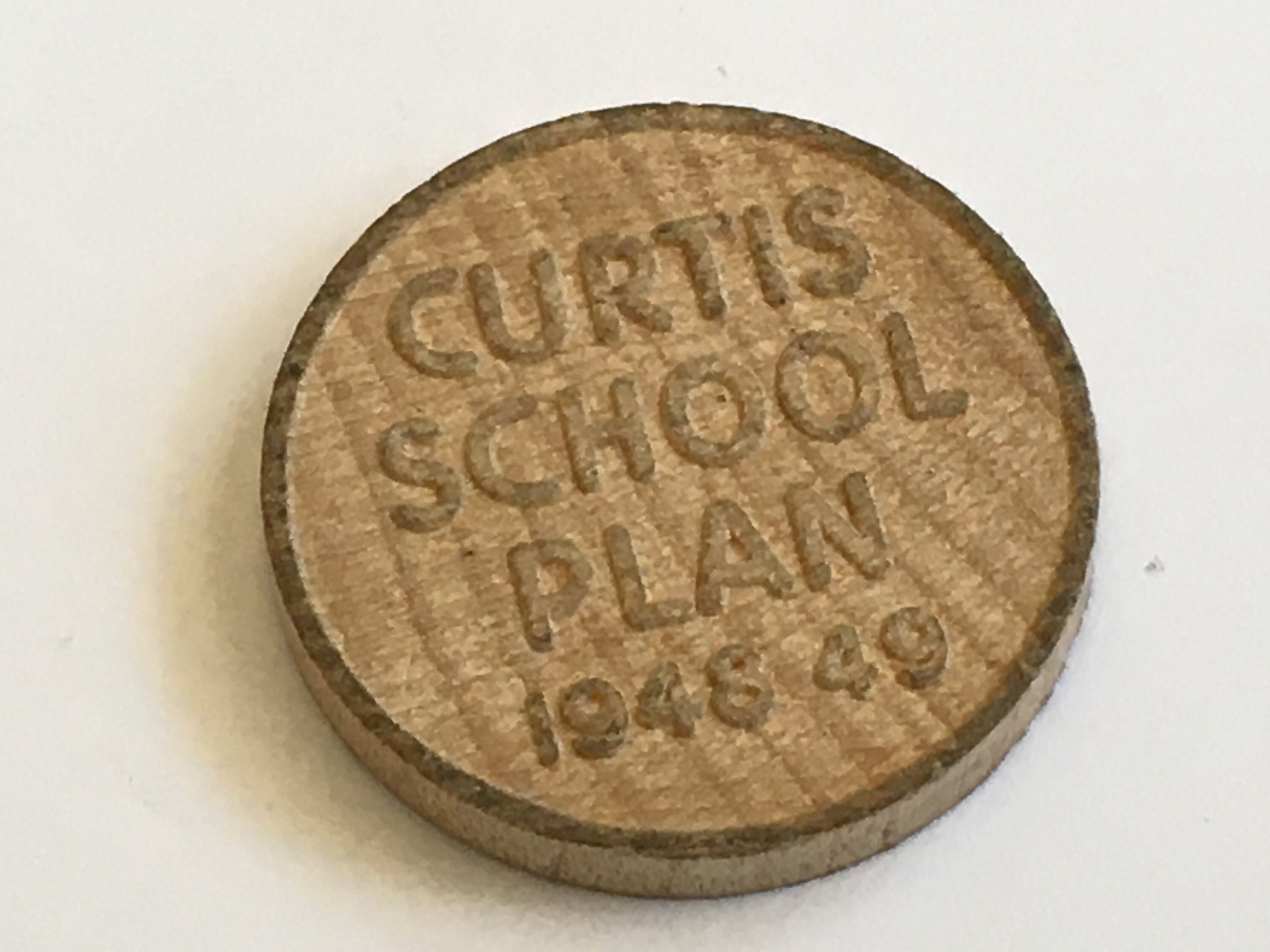 Curtis School Plan 19481949 Don't Take Any Wooden Nickels Etsy