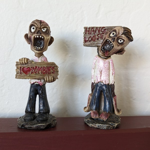 3.5" Zombie Horror Figurines Cute Home Decor Halloween