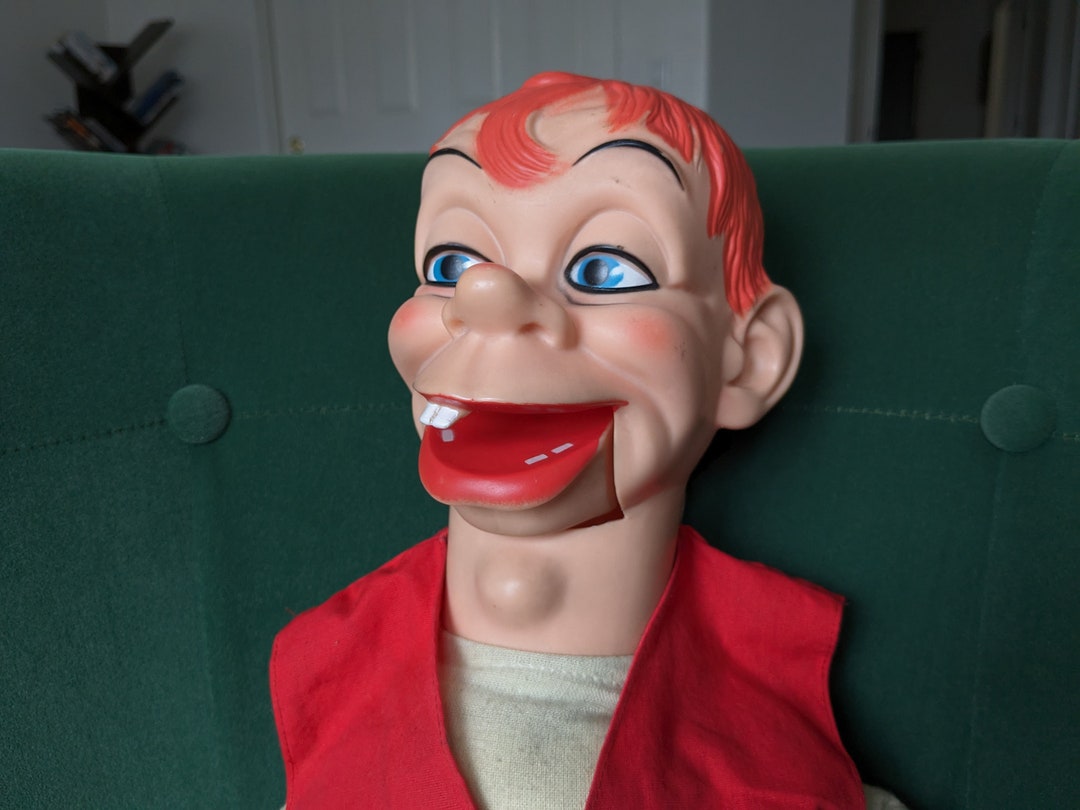 1968 Mortimer Snerd Ventriloquist Puppet Dummy Vintage Collectible Doll