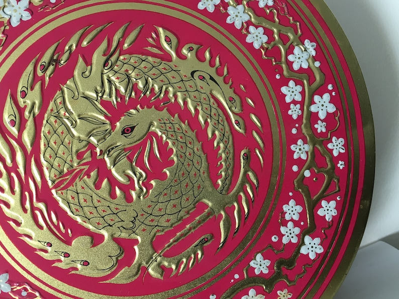 10 Huntley /& Palmers Vintage Dragon Tin Made In England