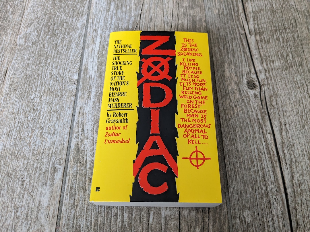 Zodiac by Robert Graysmith True Crime Zodiac Killer Paperback Book Etsy