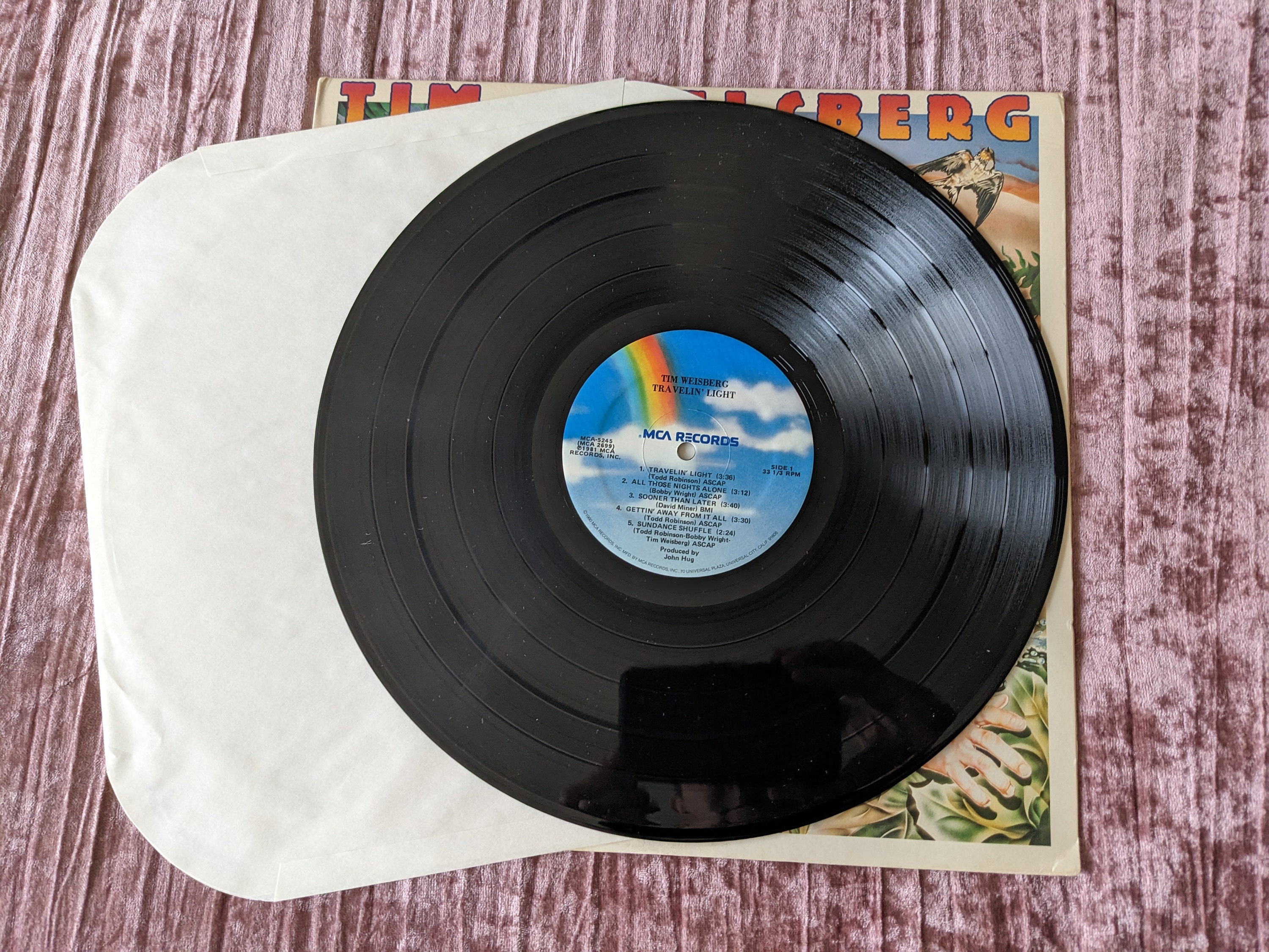 1981 Tim Weisberg Travelin' Light Vintage Vinyl Record LP - Etsy