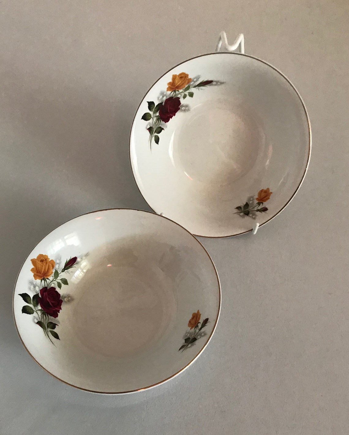 Vintage Alfred Meakin GloWhite Ironstone Rose Etsy