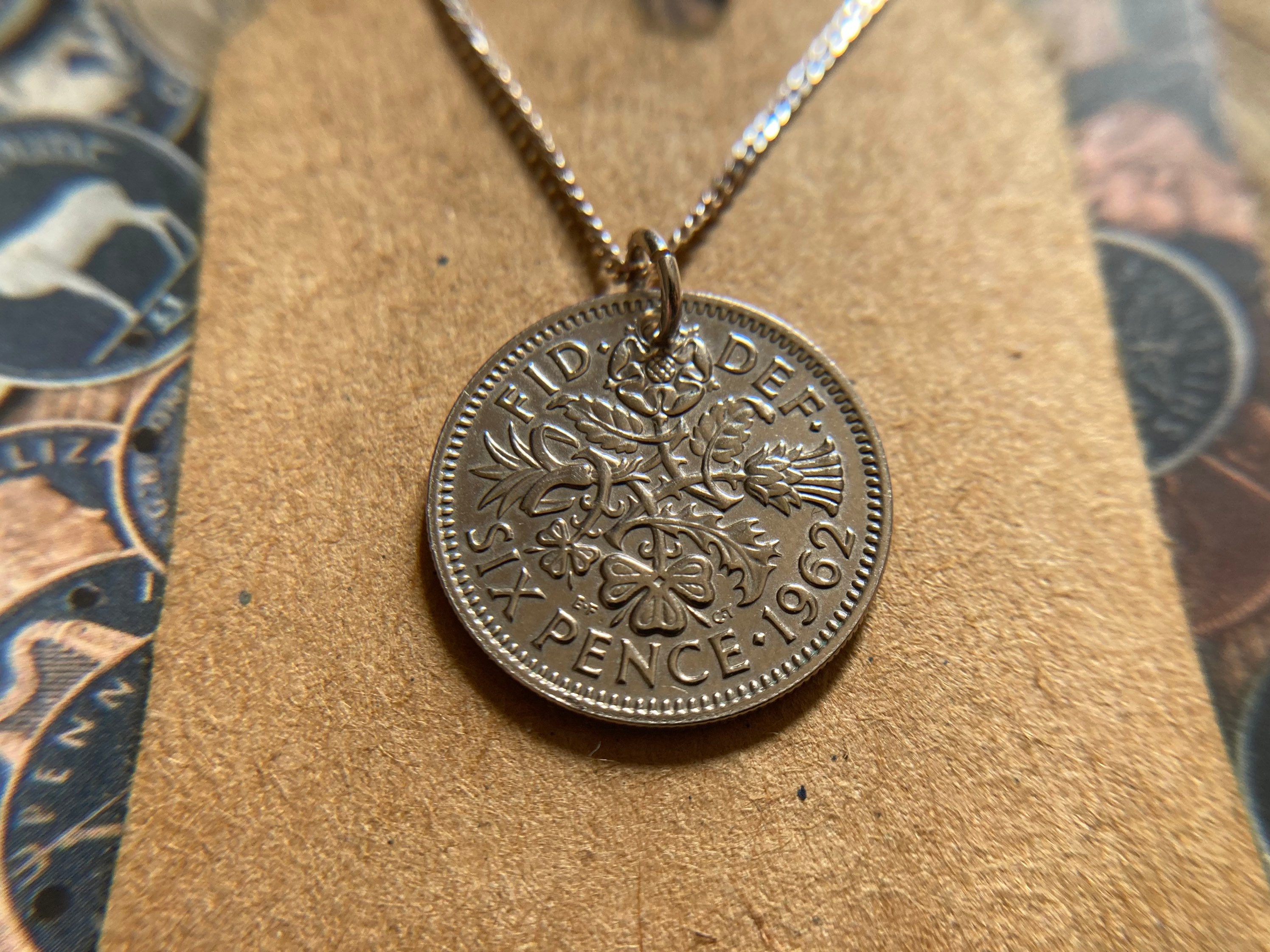 60th Birthday Idea / 1962 Sixpence 