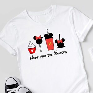 Here for the Snacks Toddler T-Shirt, Drinking Around The World, Matching family t-shirts, Drinking Shirts, Child T-Shirt, Minnie Bar T-Shirt