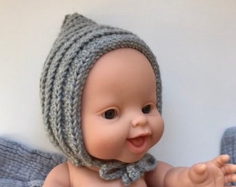 Nina's pixie hat crochet instructions for babies, toddlers & dolls, PDF file, language: German
