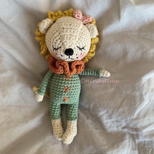 Crochet Pattern lion Nala / crochet pattern lion Nala *Amigurumi* Language: German + English/ PDF Copyright