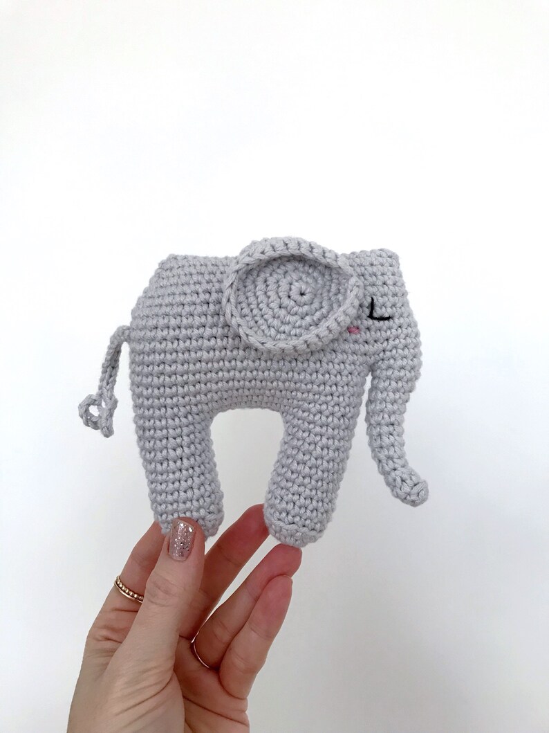 Deutsch+Englisch PDF Pattern H\u00e4kel Anleitung Eddie Elefant *Amigurumi* Sprache