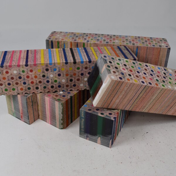 Lápiz de colores en blanco - 1-1/4x5