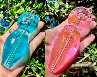 Glass Glycerine colorful Pipe