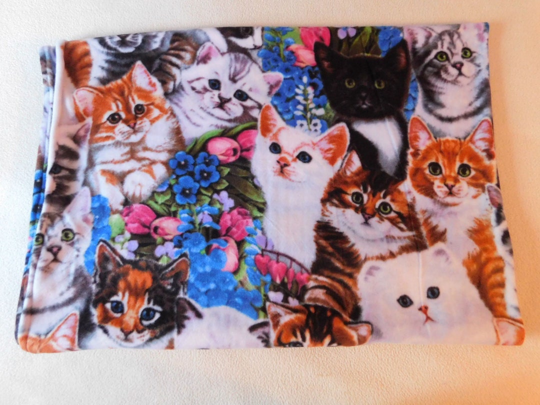 Kittens Fleece Blanket Etsy