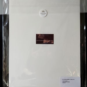 K&ouml;nnte beinhalten: Ein wei&szlig;er Passepartout-Druck eines Original-Gem&auml;ldes in Mischtechnik mit dem Titel "Shinin' Yok" von Kathleen Bignell Fine Arts. Der Druck kostet 200,00 &euro;.