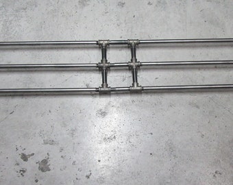 Item # 531, GUARDRAIL,Post to Post Bunk bed Guardrail, 3/4" (O.D. is 1.05") Industrial steel pipe with 3 horizontal bars