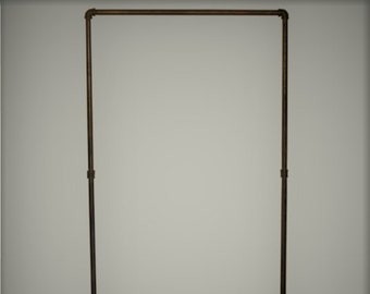 Item # 240, 3/4" (OD is 1.05") Industrial Garment Rack, Retail Display Rack, Steel Pipe Rack