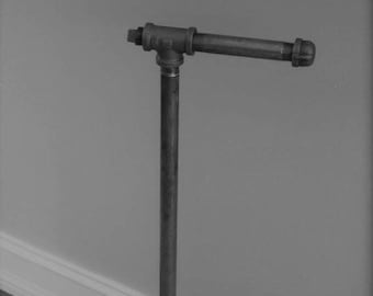 Item # 38, Steampunk, Industrial, Steel, design Freestanding Toilet Paper Holder Stand