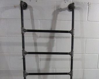 Item #620,  Egress, Industrial, Window Well Escape Ladder, steel pipe