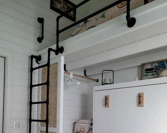 Item #353, 3/4" LOFT Package, ladder, side mount guard and Grab bar.
