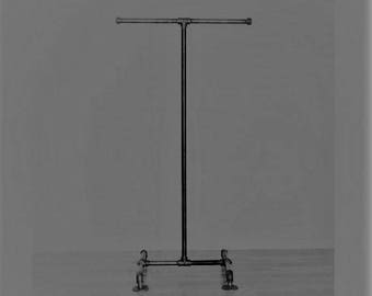 Item # 176, Industrial, 3/4" Clothing Rack, T-rack Retail Display, Commercial