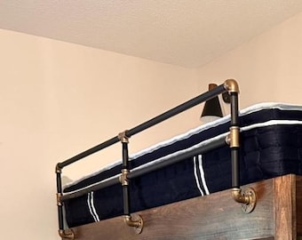 Item #352, Two-tone Bunk bed Guardrail, 3/4" (OD is 1.05") Industrial steel pipe.