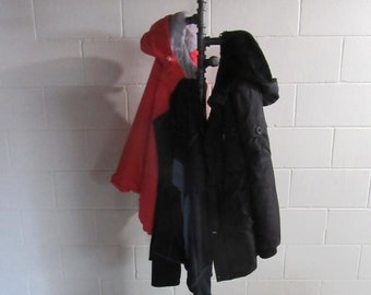 Item # 255, 3/4"Pipe FREE-STANDING Coat rack,Coat Hook,Steampunk, Industrial, Coat Pole