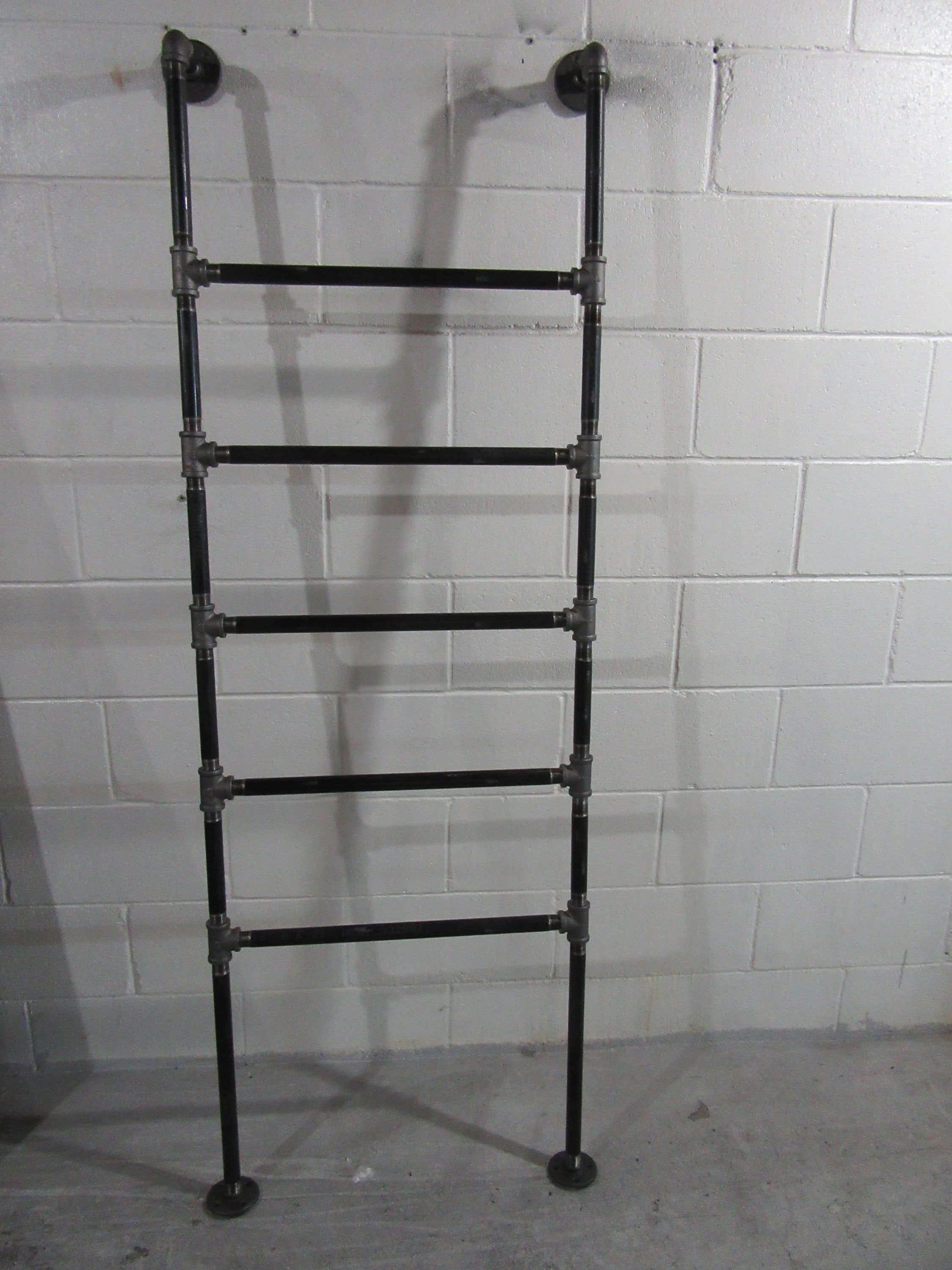 Item 620 Egress Industrial Window Well Escape Ladder steel pipe