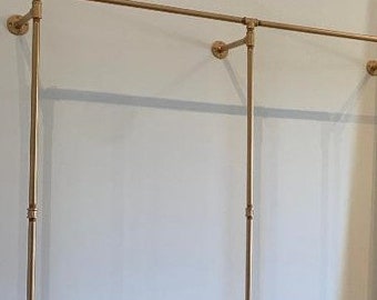 Item # 520, Industrial 3/4" Heavy Duty Steel Pipe Commercial Display Rack, Retail