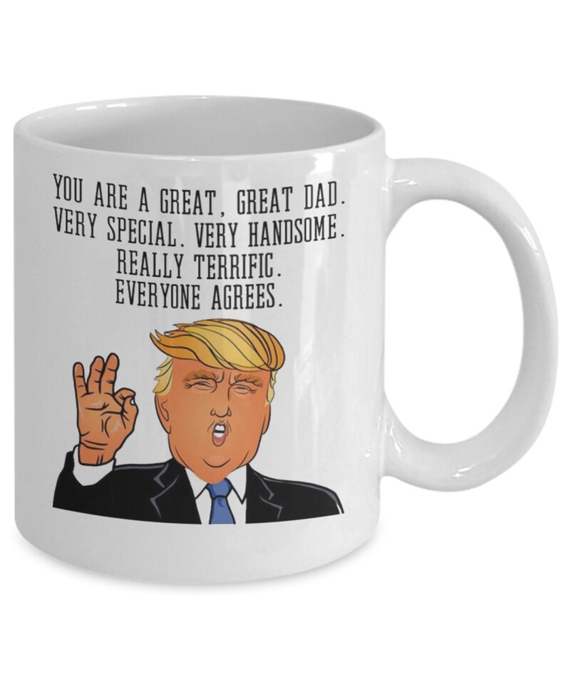 Funny Coffee Mug Donald Trump Father's Day Novelty Tea Cup Etsy