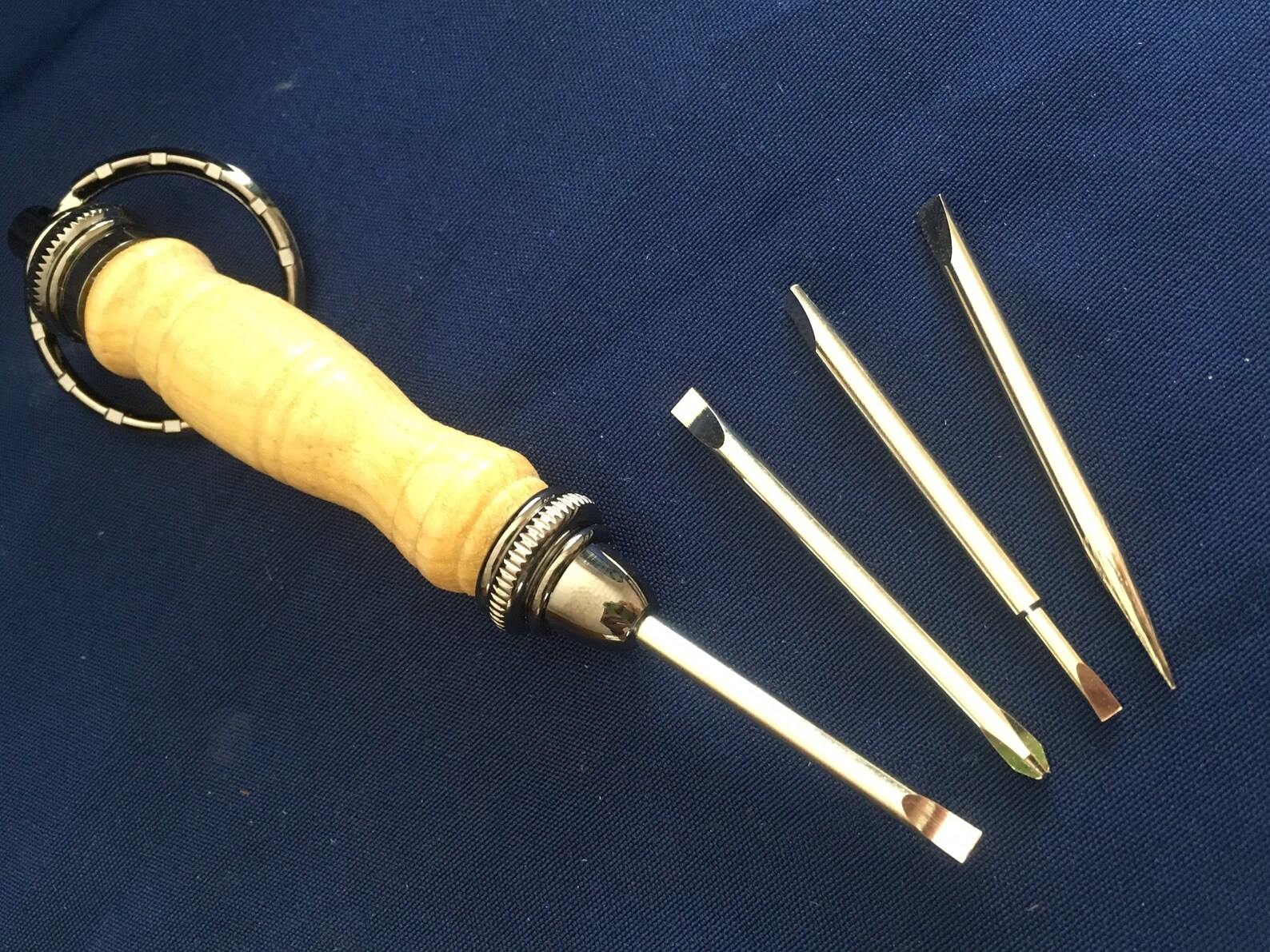 Wooden Screwdriver Keychain Etsy