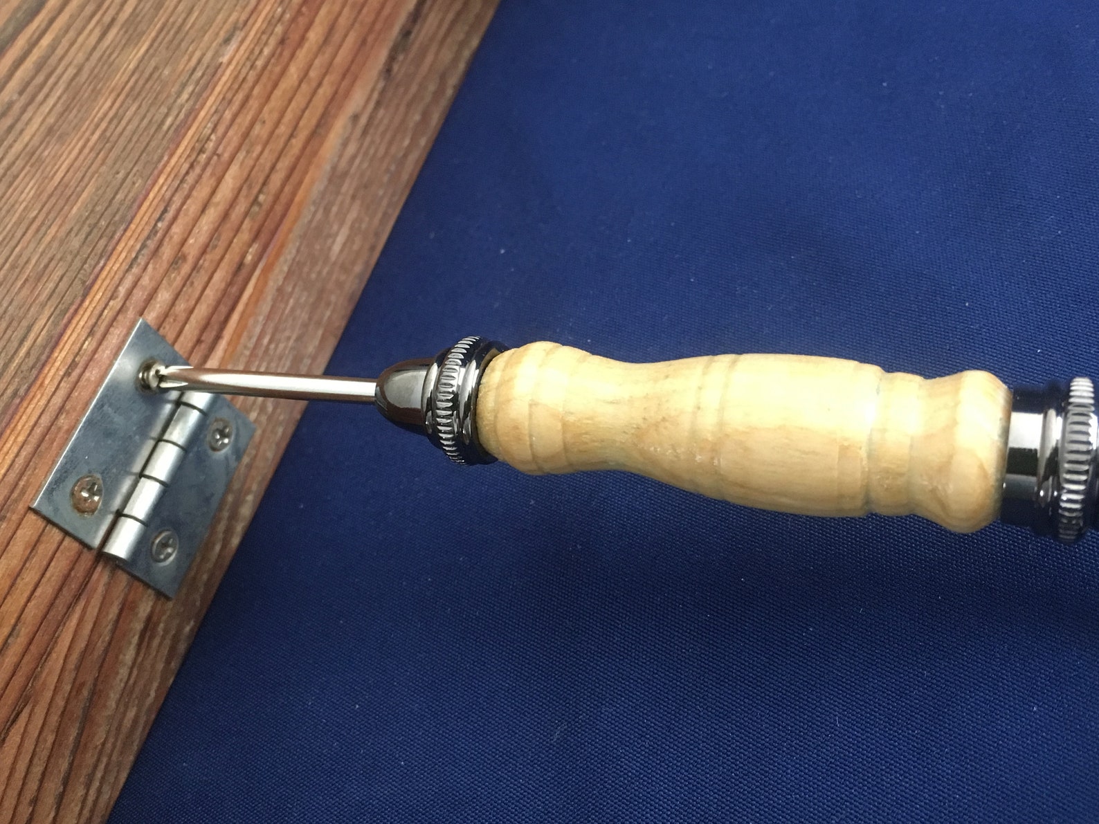 Wooden Screwdriver Keychain Etsy