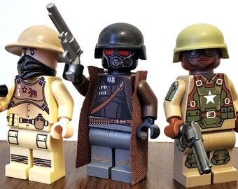 Post-Apoc Desert Ranger Custom Construction Toy Figures