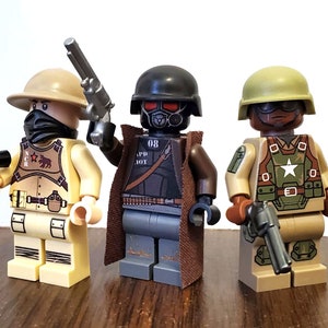 Post-Apoc Desert Ranger Custom Construction Toy Figures