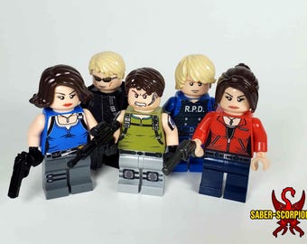 Zombie Survivors Custom Construction Toy Figures