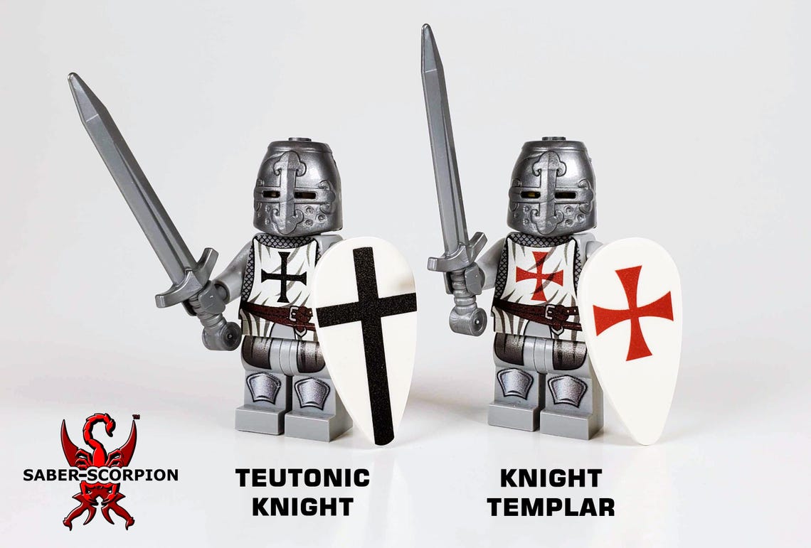 Medieval Knight Custom Construction Toy Figure - Etsy