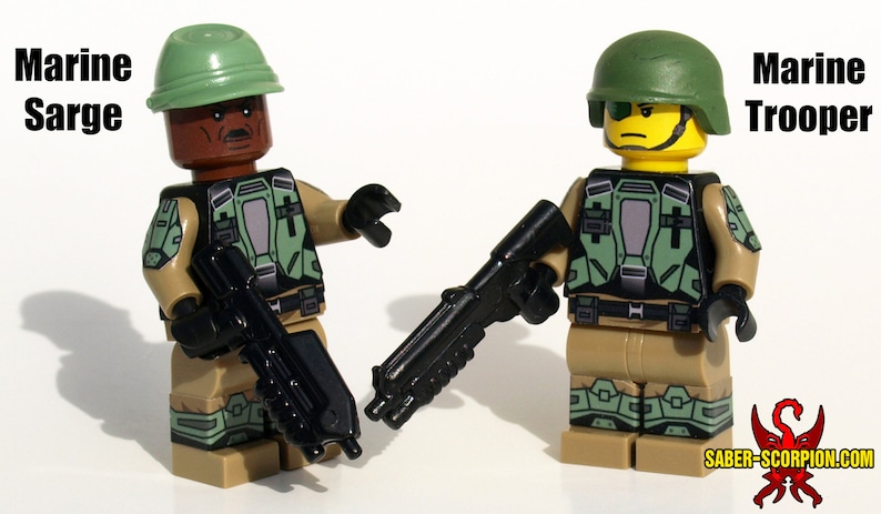 Military Sci-Fi Custom Construction Toy Figures image 3