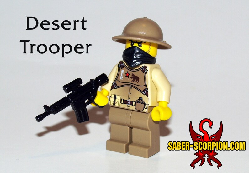 Post-apoc Desert Ranger Custom Construction Toy Figures - Etsy