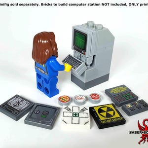 Post-Apocalyptic Custom Printed Plastic Tiles