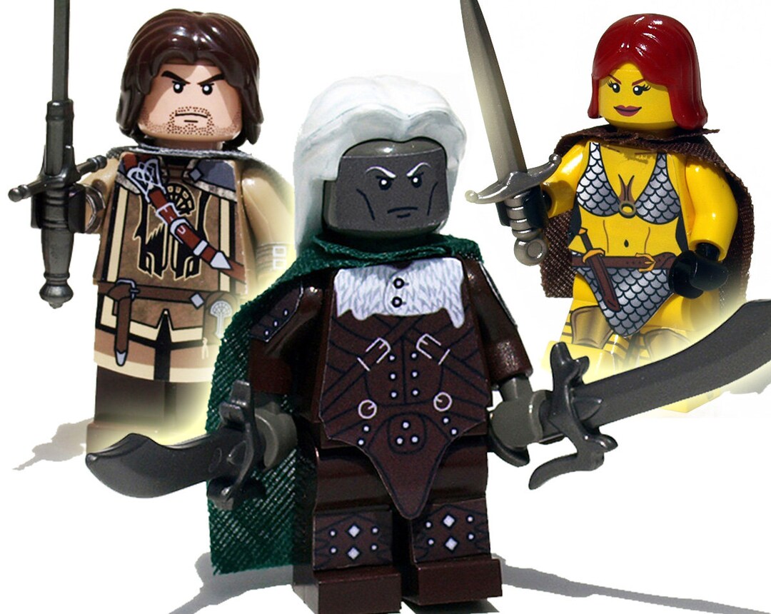 Fantasy Custom Construction Toy Figures Etsy
