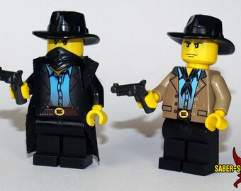 Old West Custom Construction Toy Figures