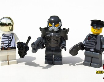 Post-Apoc Government Agent Custom Construction Toy Figure