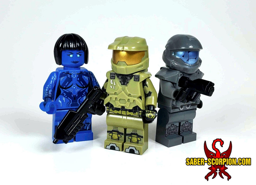 Lego halo spartan minifigures hotsell