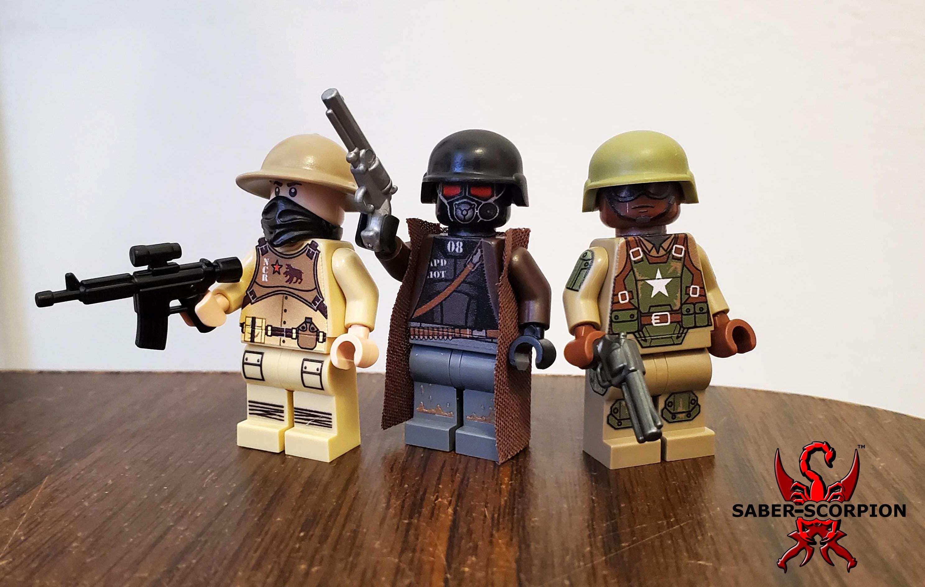 Post-apoc Desert Ranger Custom Construction Toy Figures - Etsy