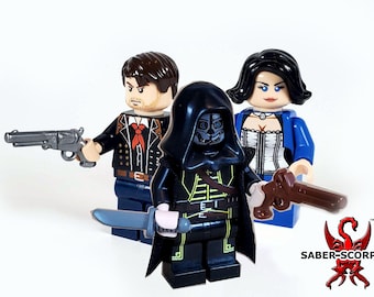 Figura de juguete de construcción personalizada de Steampunk Gaming